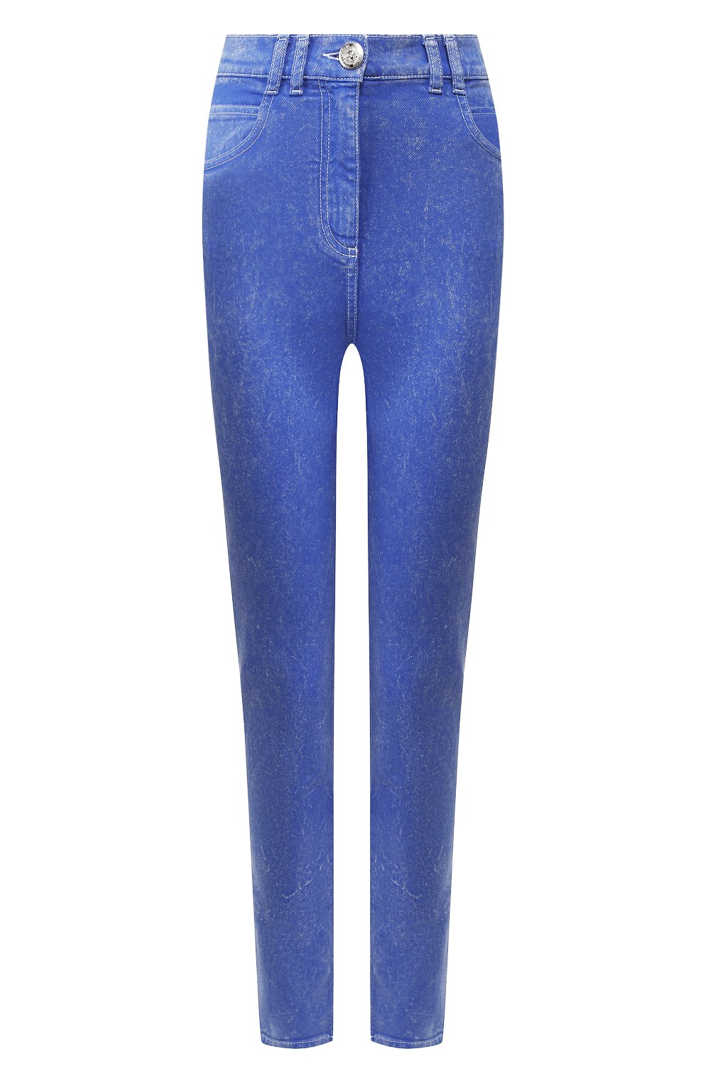 Джинсы BALMAIN голубого цвета по цене 82800 руб., арт. TF05460/D035, фото 1 Джинсы BALMAIN, арт. TF05460/D035, фото 1