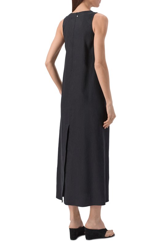 Платье изо льна и вискозы Lorena Antoniazzi P2640AB22A/3347 Чёрный  P2640AB22A/3347 Фото 3
