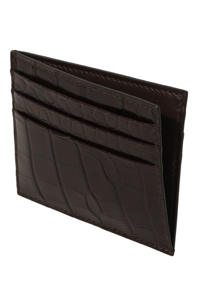 Футляр для кредитных карт из кожи аллигатора PRADA, арт. 2MC223-ULC-F0038, фото 3