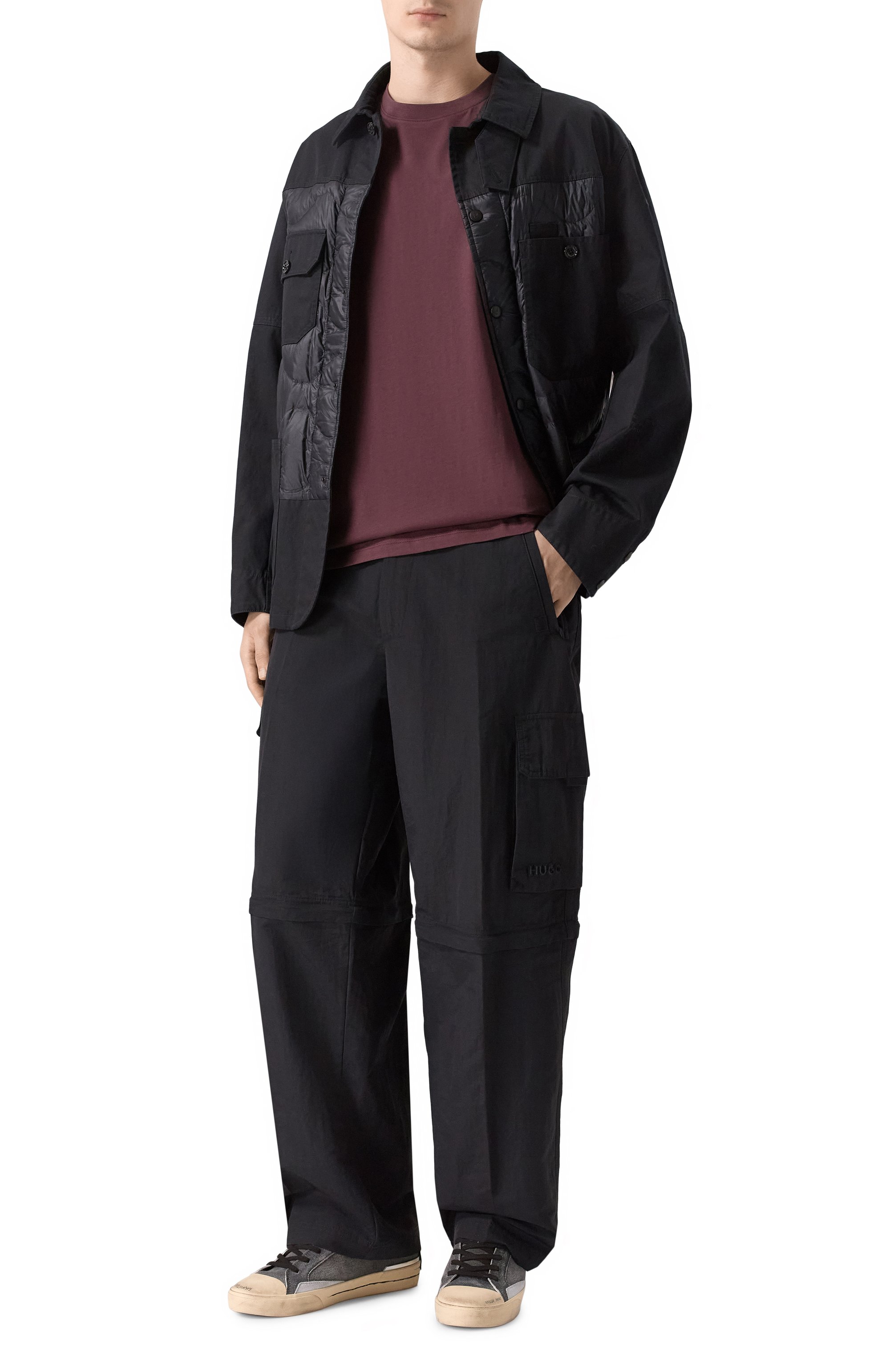 Хлопковая футболка HUGO, арт. 50466158, фото 2