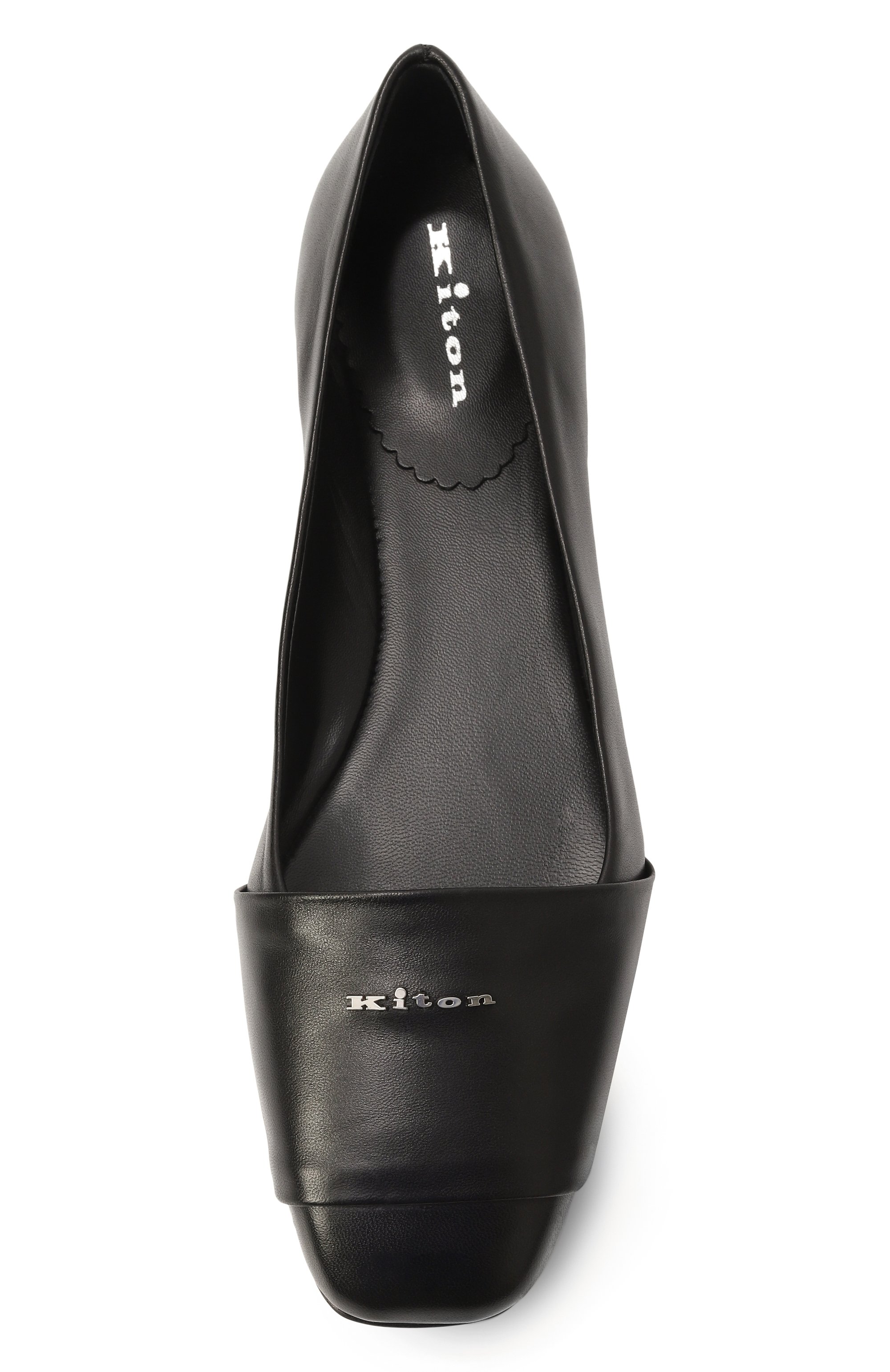 Кожаные балетки KITON, арт. D59811N0117803, фото 6