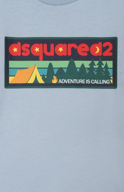 Хлопковая футболка DSQUARED2, арт. DQ3172/D0AGP, фото 3