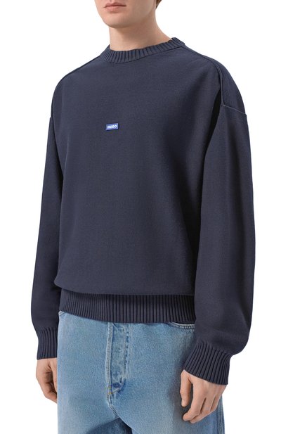 Хлопковый свитер HUGO BLUE, арт. 50553601, фото 3