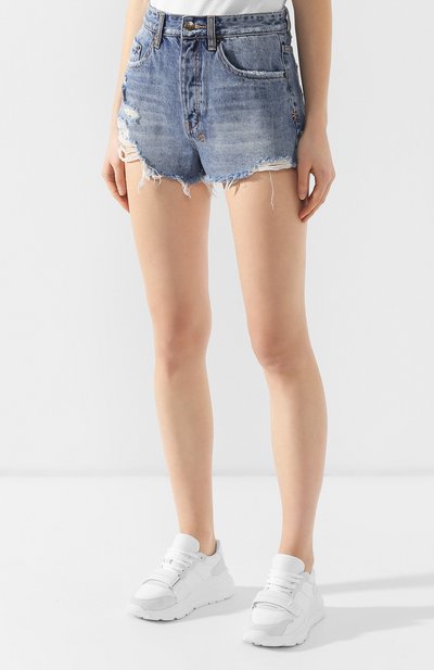 Джинсовые шорты с потертостями KSUBI, арт. 5000003110, фото 3
