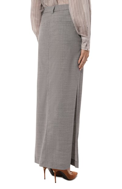 Шерстяная юбка BRUNELLO CUCINELLI, арт. ML154G3602, фото 4