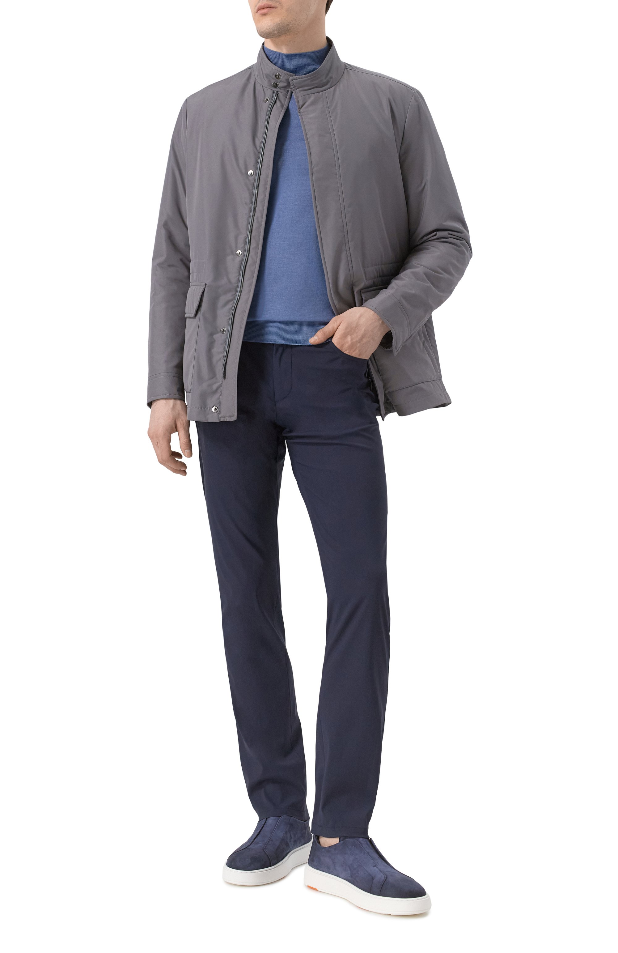 Шерстяные брюки CORNELIANI, арт. 254531-2518523, фото 2