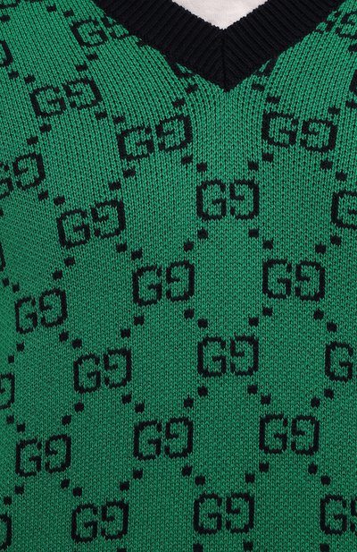 Свитер из шерсти и хлопка GUCCI, арт. 661155/XKBXI, фото 5