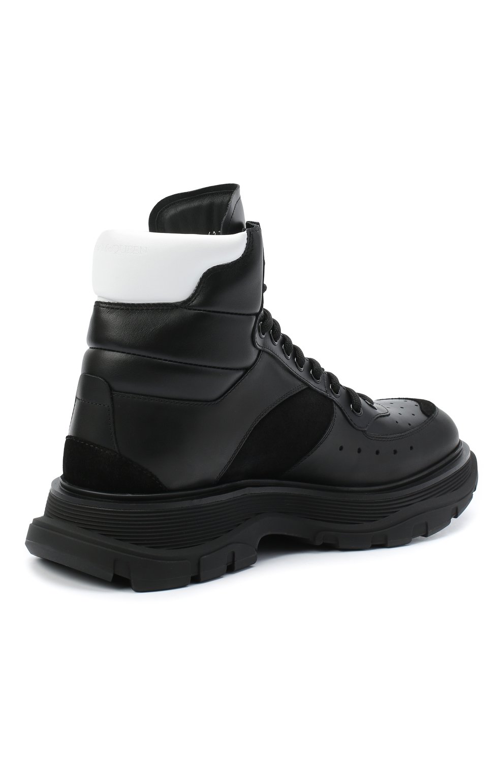 Кожаные кроссовки ALEXANDER MCQUEEN, арт. 627221/WHRH6, фото 4