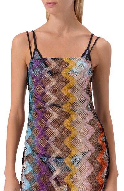 Платье из вискозы MISSONI разноцветного цвета по цене 127500 руб., арт. MS25SQ1L/BR012S, фото 5 Платье из вискозы MISSONI, арт. MS25SQ1L/BR012S, фото 5