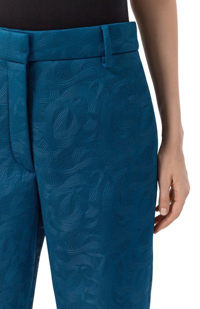 Брюки DRIES VAN NOTEN синего цвета по цене 86500 руб., арт. 010900-2162-508, фото 5 Брюки DRIES VAN NOTEN, арт. 010900-2162-508, фото 5