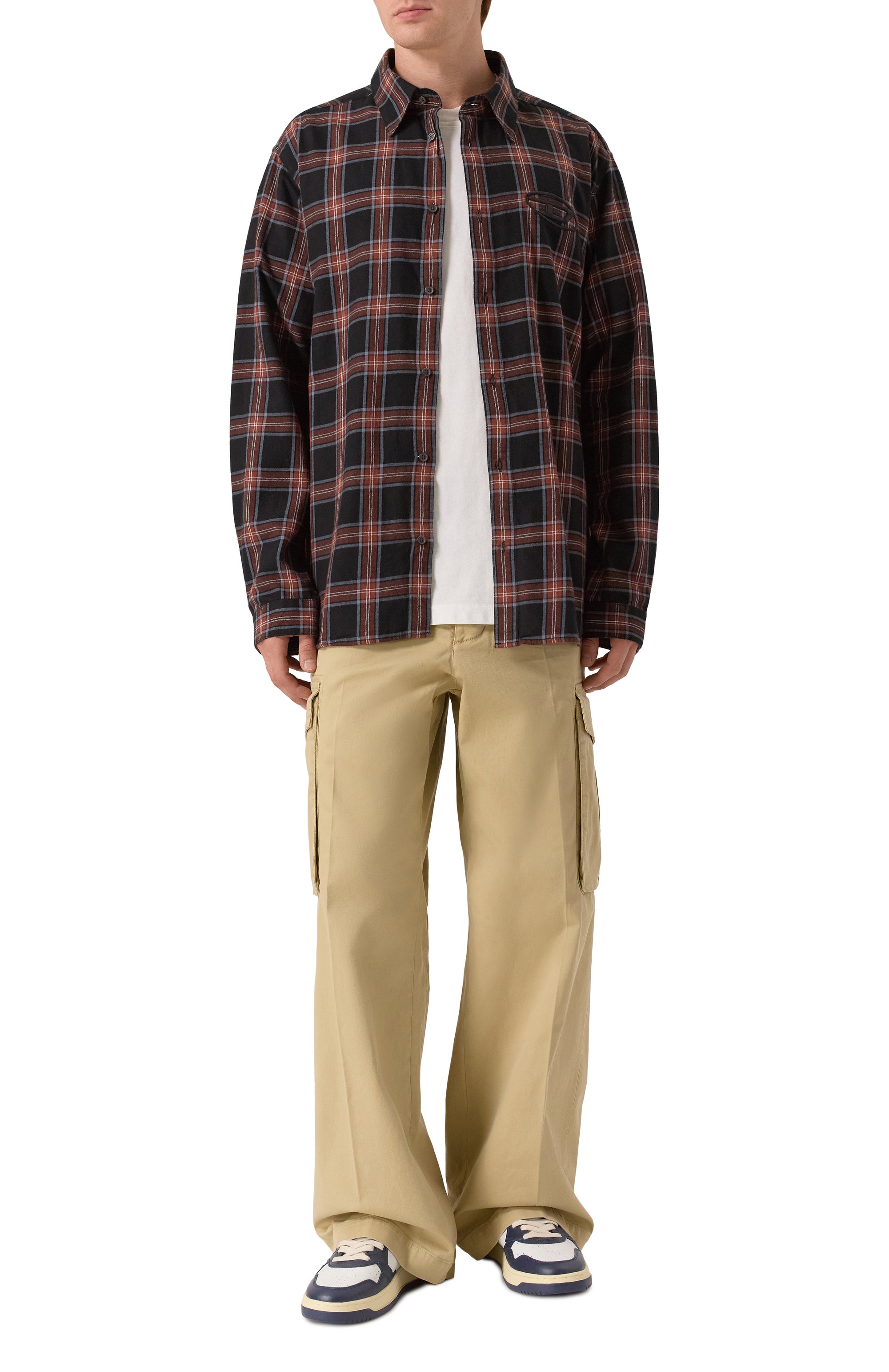 Хлопковая рубашка DIESEL, арт. A19445/0AJFI, фото 2