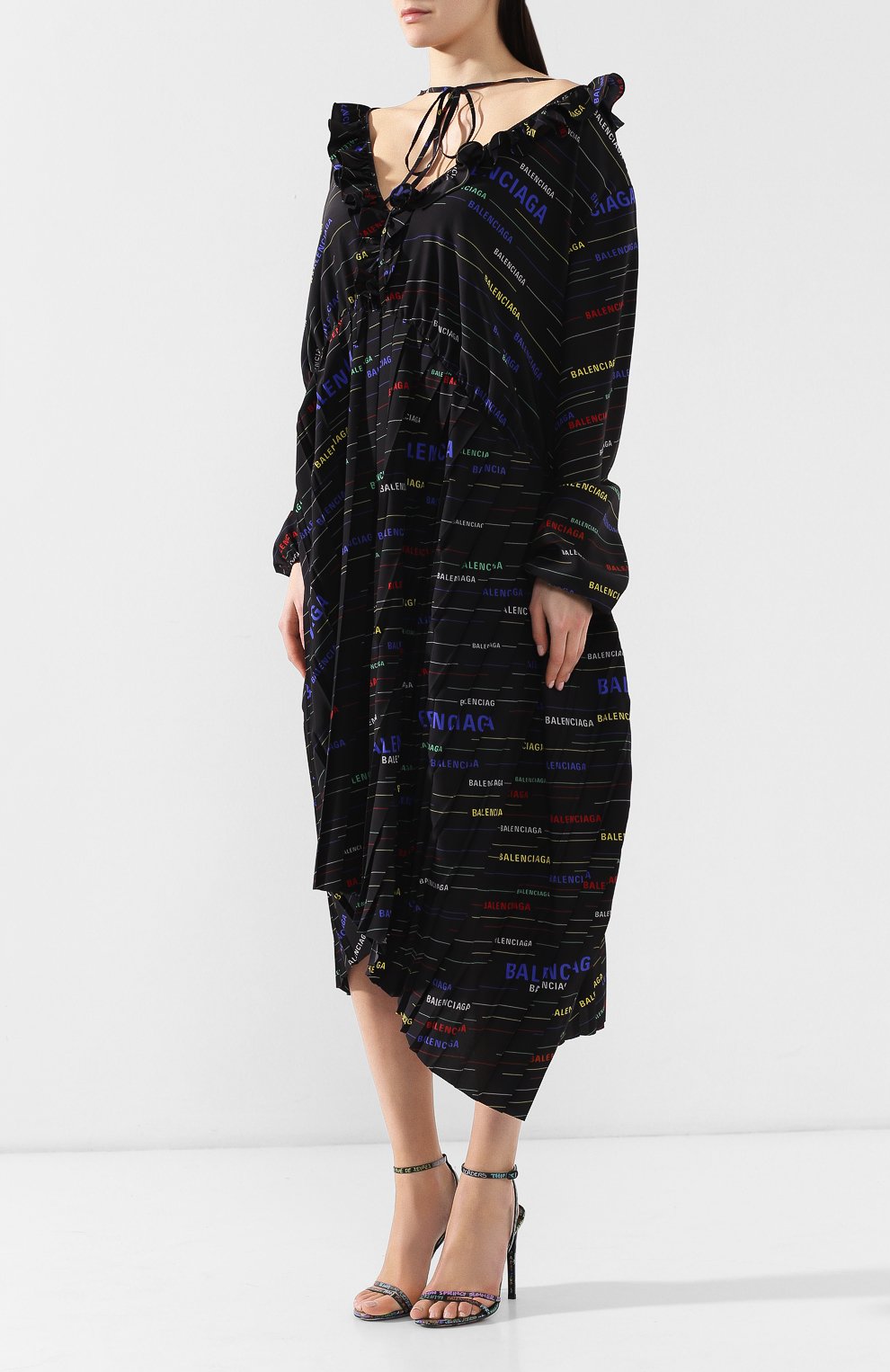 Шелковое платье BALENCIAGA, арт. 556565/TDL55, фото 3