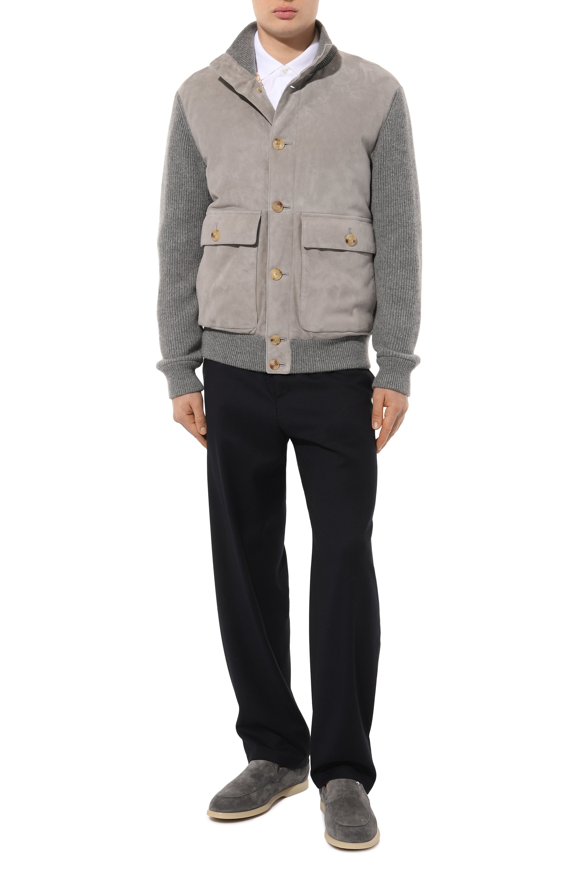 Замшевые лоферы STEFANO RICCI, арт. UC64_G2287/SDP, фото 2