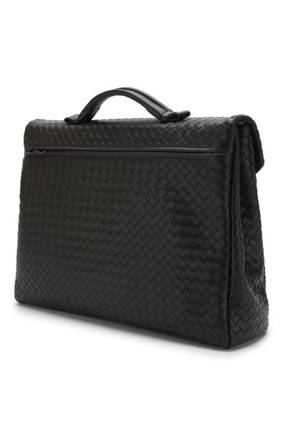 Кожаный портфель с плетением intrecciato BOTTEGA VENETA, арт. 122139/V4651, фото 3