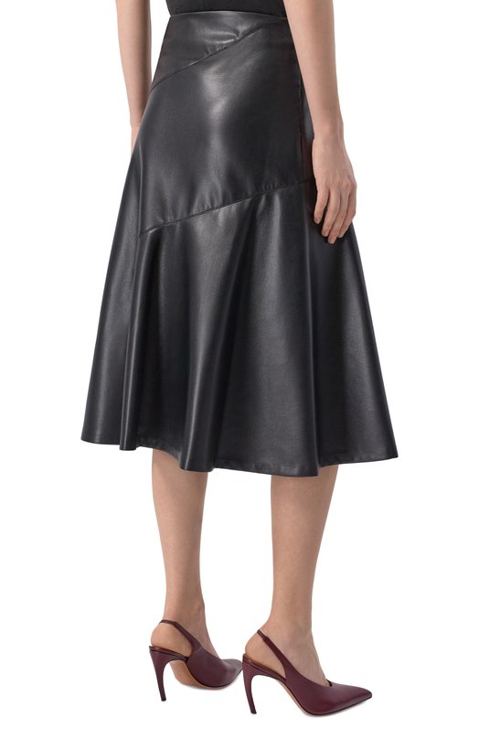 Юбка из экокожи BOSS 50556926 Чёрный  50556926 Фото 4