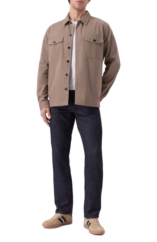 Замшевые кеды Retro Crest Bally MSK0F7/SU009 Бежевый  MSK0F7/SU009 Фото 2