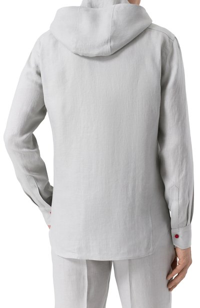 Льняная рубашка KITON, арт. UMCMARH0928619, фото 4