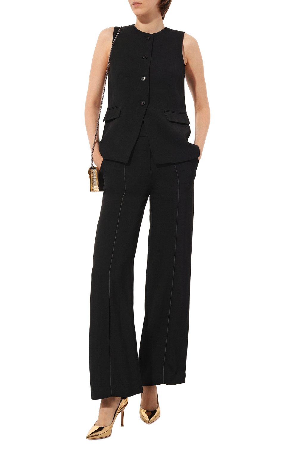 Кожаные туфли gianvito 85 GIANVITO ROSSI, арт. G24580.85RIC.METMEK0, фото 2