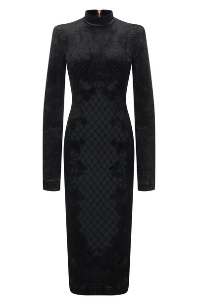 Женское бархатное платье BALMAIN, арт. HF1RR169/JM22