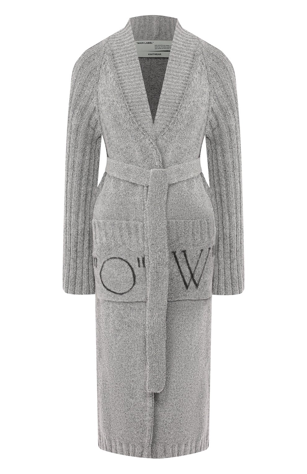 Кардиган с поясом OFF-WHITE, арт. 0WHB009F19F980500500, фото 1