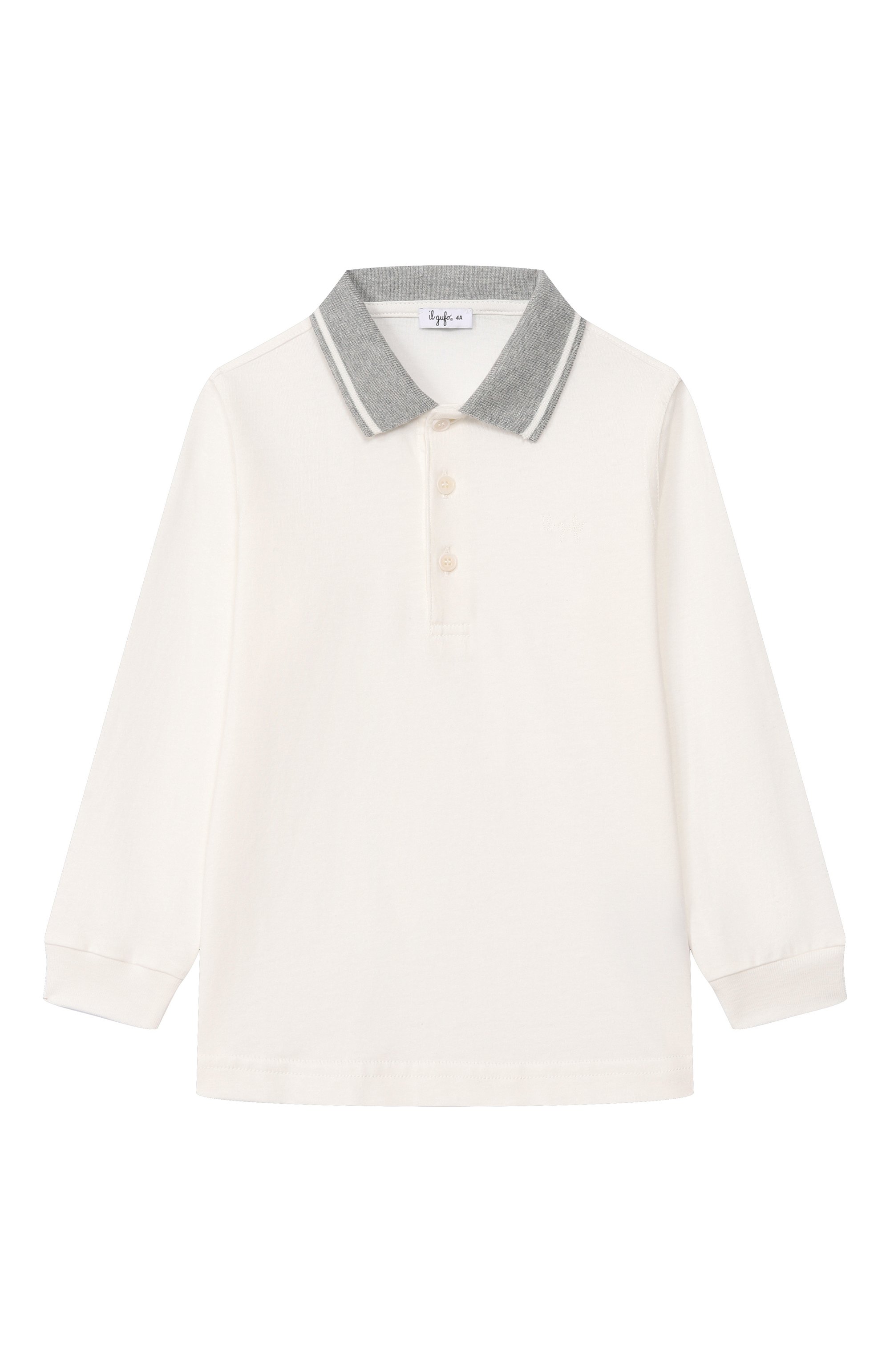 Хлопковое поло IL GUFO, арт. A25GP00002MF002, фото 1