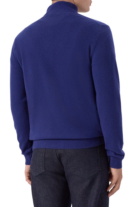 Джемпер из шерсти и кашемира Daniele Fiesoli DF0038 Синий  DF0038 Фото 4