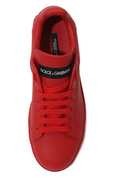 Кожаные кеды portofino DOLCE & GABBANA, арт. CK1544/A1065, фото 6