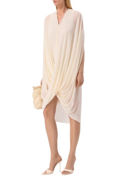 Платье MM6 кремового цвета по цене 99050 руб., арт. S52DG0034/M35468, фото 2 Платье MM6, арт. S52DG0034/M35468, фото 2