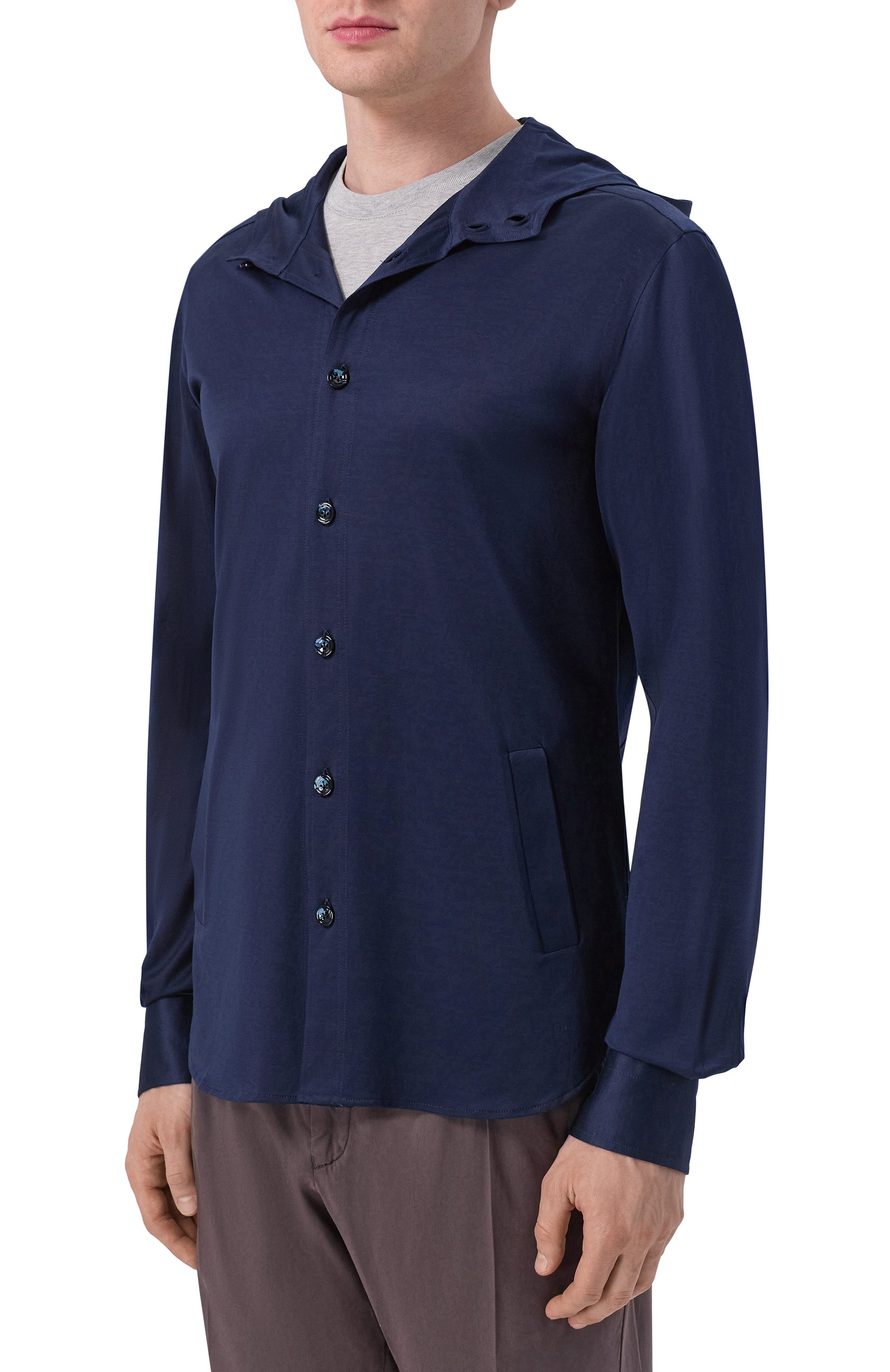 Хлопковая рубашка KITON, арт. UMCMARH09665, фото 3