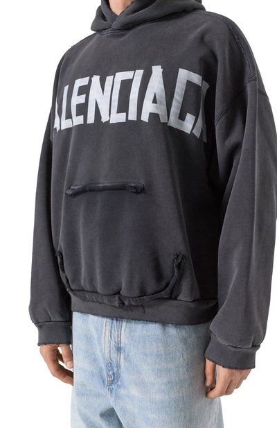 Хлопковое худи BALENCIAGA, арт. 744441/TRVK2, фото 5