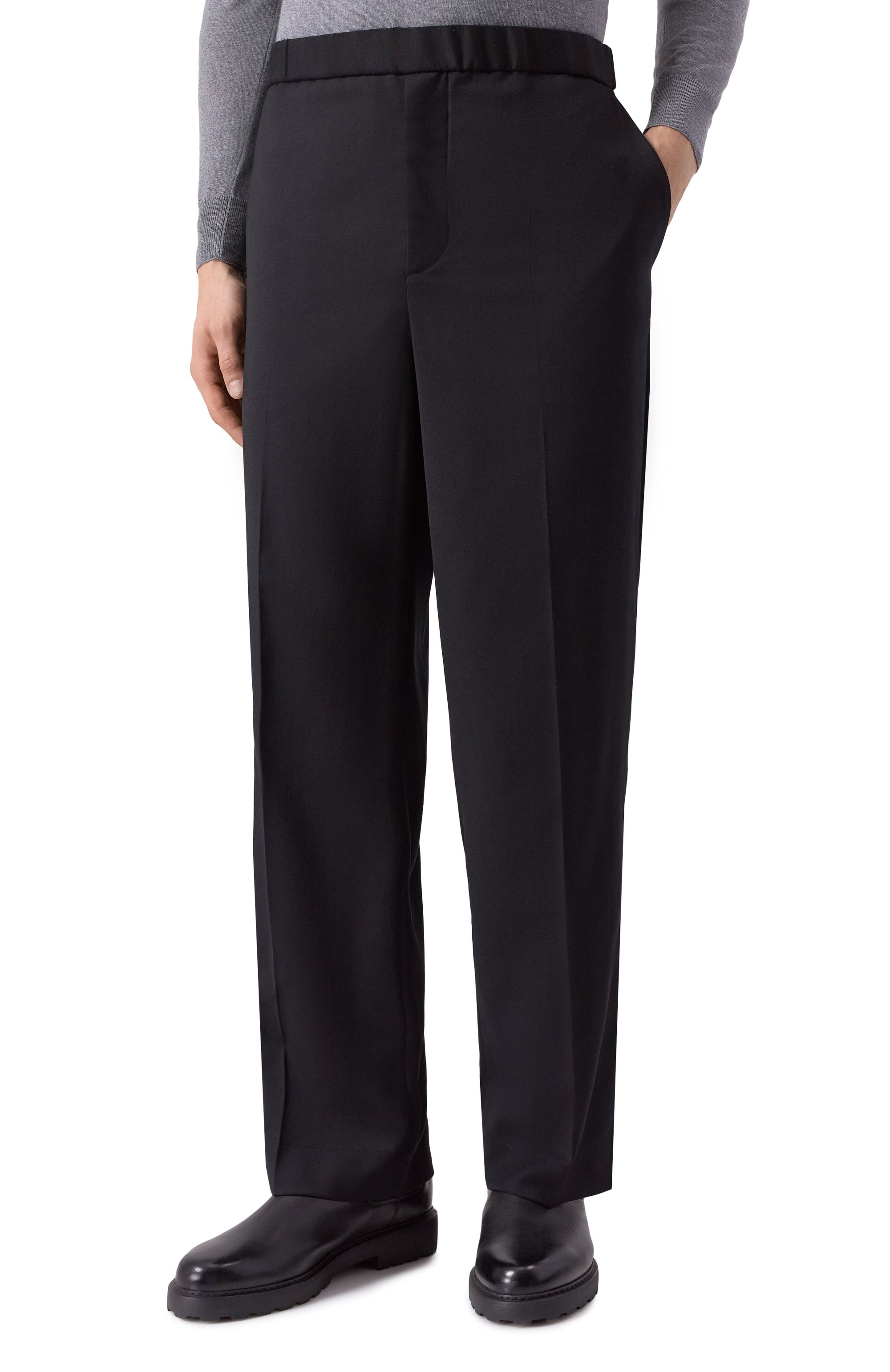 Брюки из шерсти и вискозы HEVO, арт. T0RRESGARRATA 160/I743, фото 3