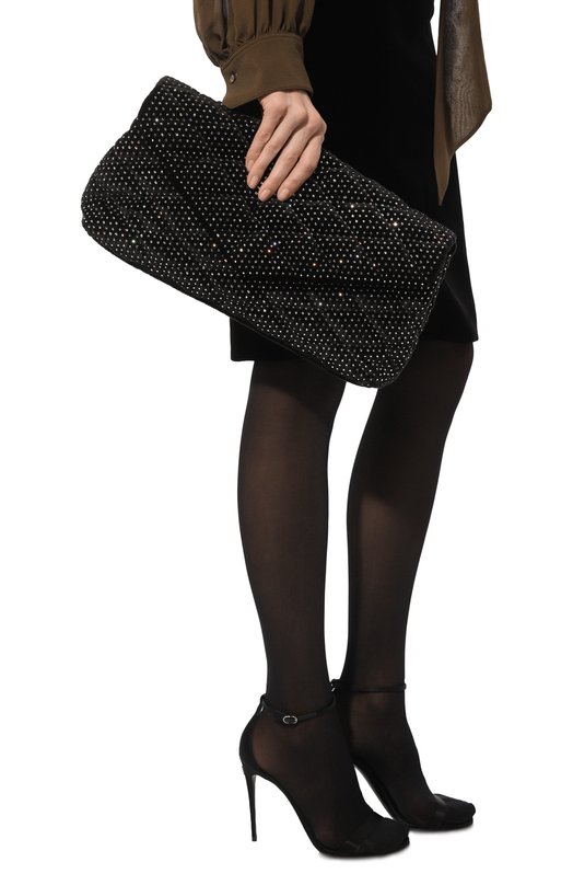 Клатч Sade large Saint Laurent 655004FAANN1000 Чёрный  655004FAANN1000 Фото 2