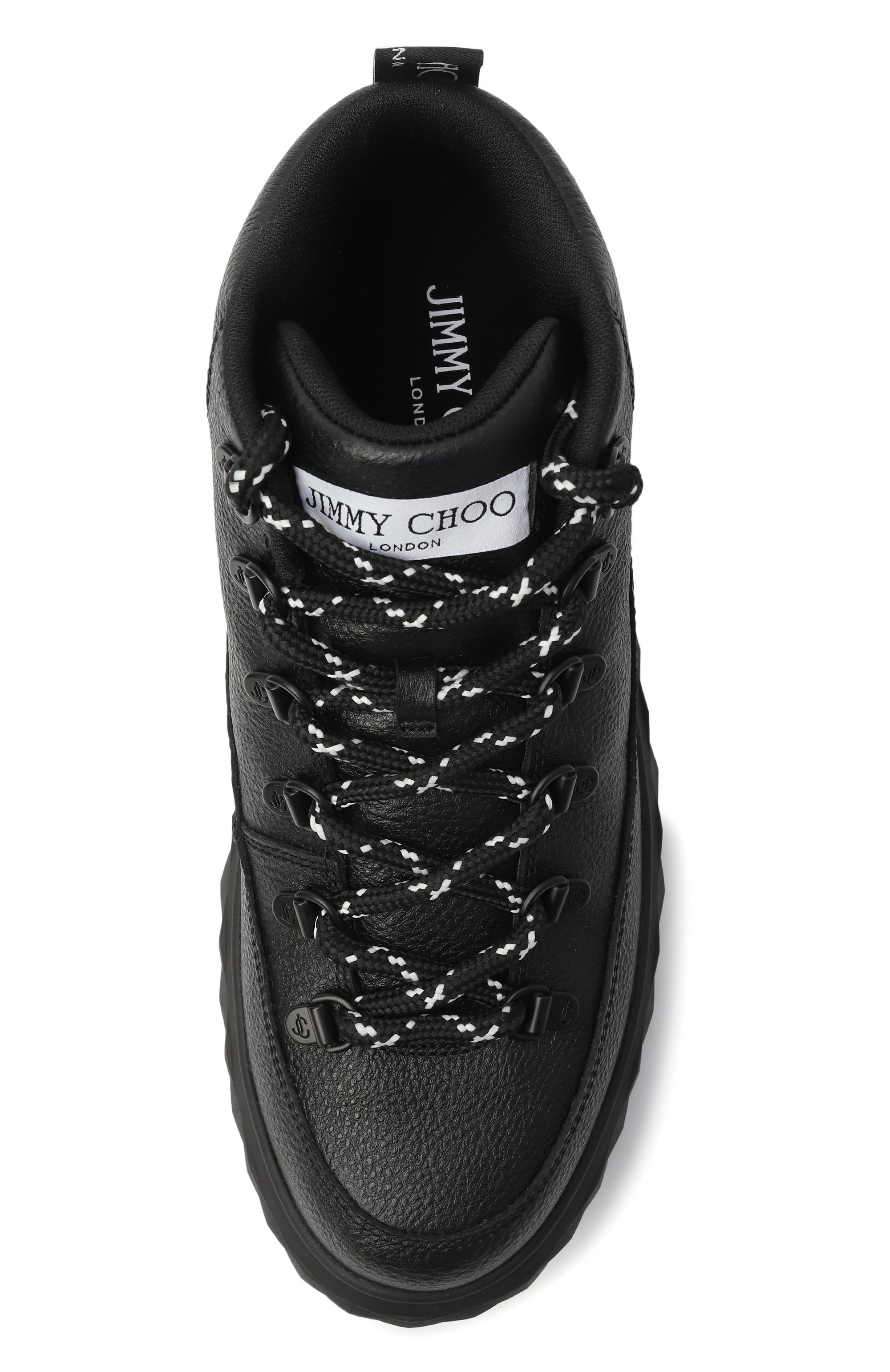 Кожаные кроссовки diamond maxi hike JIMMY CHOO, арт. DIAM0ND MAXI HIKE/F/GBX, фото 6