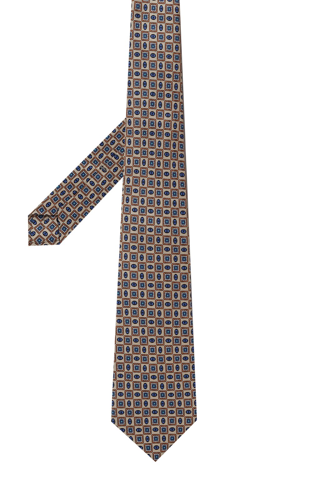 Шелковый галстук KITON бежевого цвета по цене 28050 руб., арт. UCRVKLC01I90, фото 3 Шелковый галстук KITON, арт. UCRVKLC01I90, фото 3