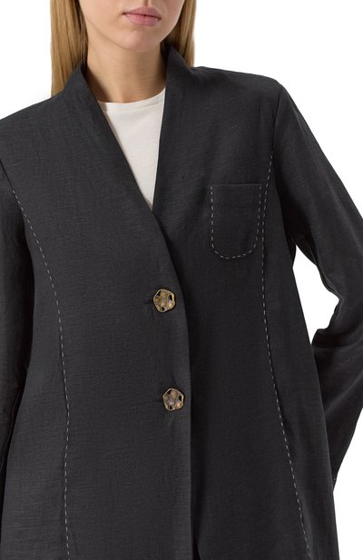 Льняной жакет MIDGARD PARIS, арт. JK1501-LN-BK, фото 5