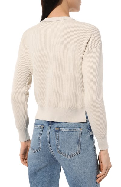 Хлопковый пуловер BRUNELLO CUCINELLI, арт. M1919B1299, фото 4