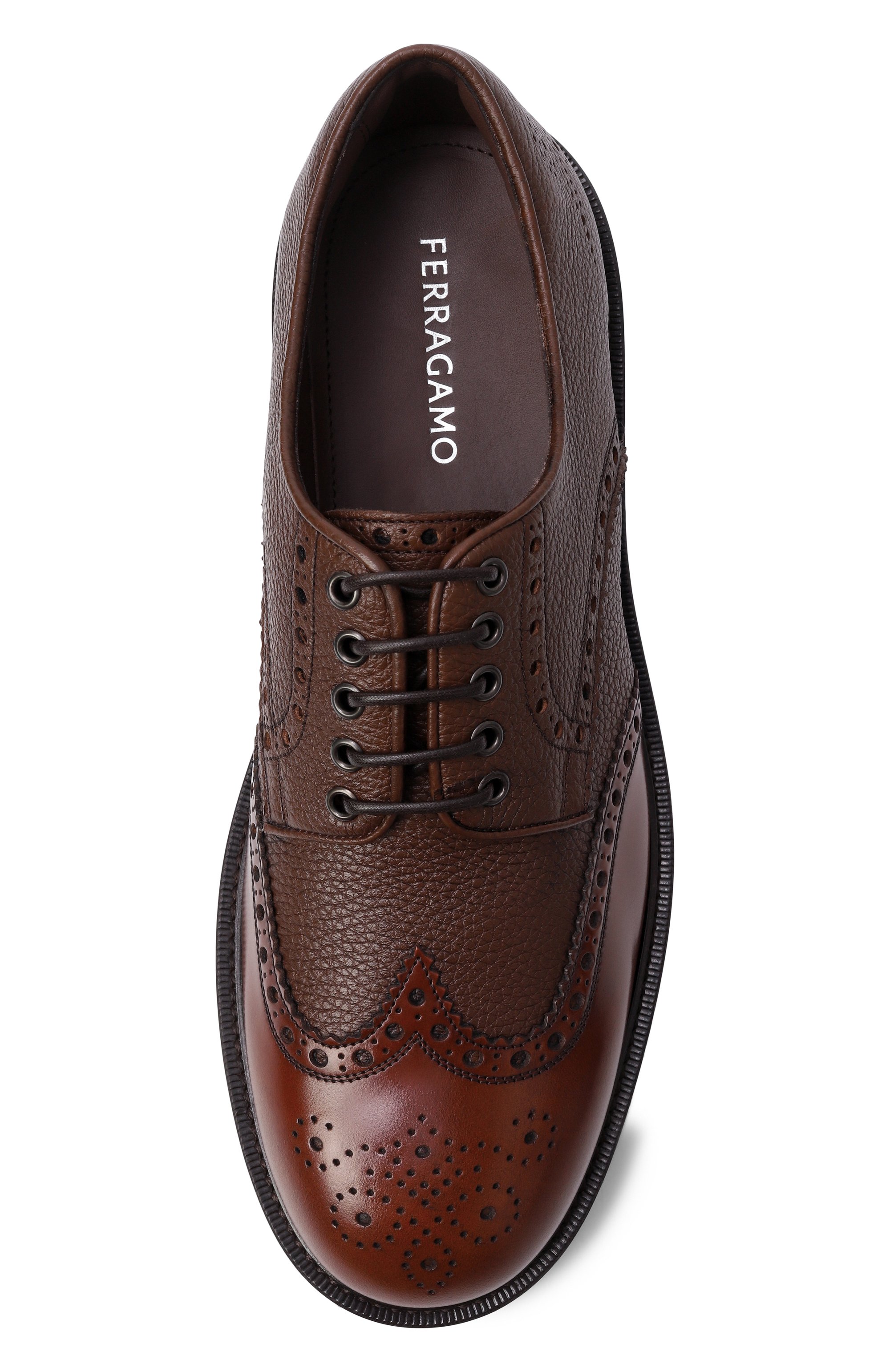 Кожаные дерби FERRAGAMO, арт. 02A027/785041, фото 6