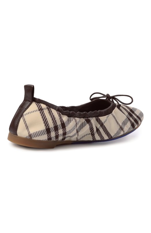 Текстильные балетки Fawn Burberry 8121533 Бежевый  8121533 Фото 5