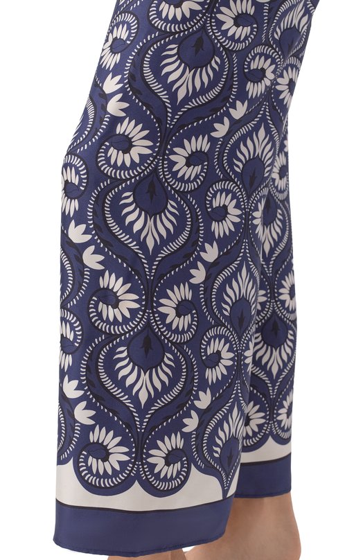 Шелковые брюки Weekend Max Mara WKD0TTIC0 Синий  WKD0TTIC0 Фото 5