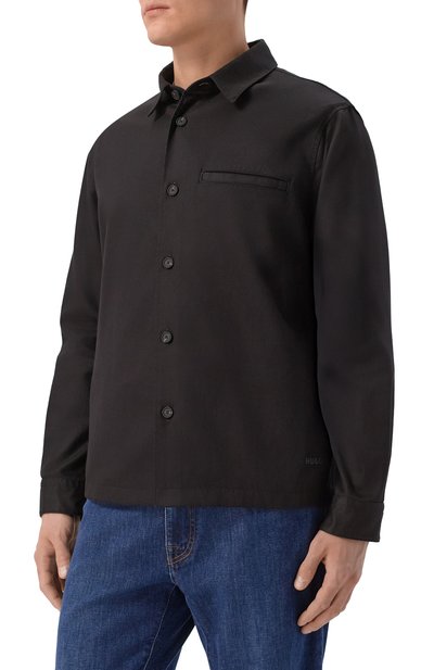 Куртка-рубашка из лиоцелла и хлопка HUGO, арт. 50555927, фото 3