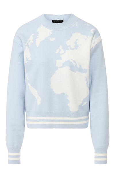 Женский хлопковый пуловер RAG AND BONE, арт. W294623KU