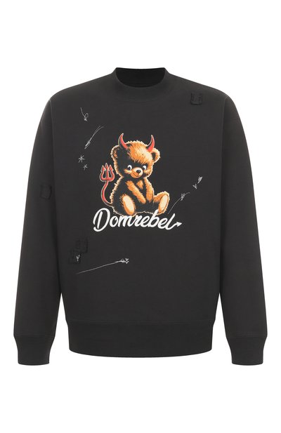 Мужской хлопковый свитшот DOMREBEL, арт. M DIABL0 BEAR/SWEATSHIRT