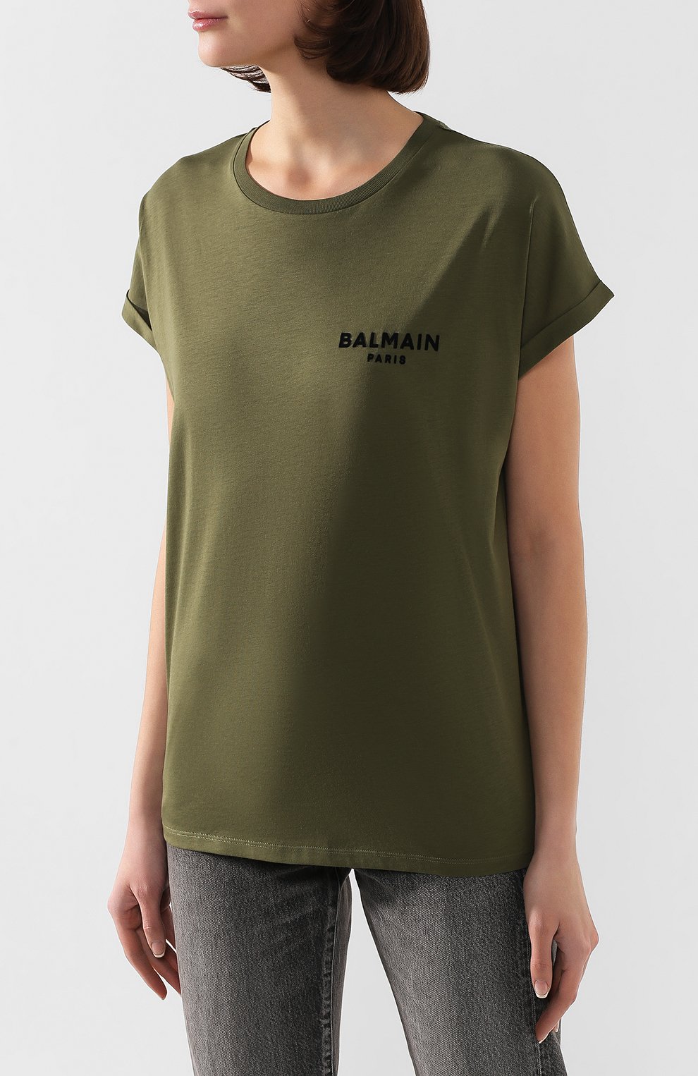 Хлопковая футболка BALMAIN, арт. TF11351/I382, фото 3