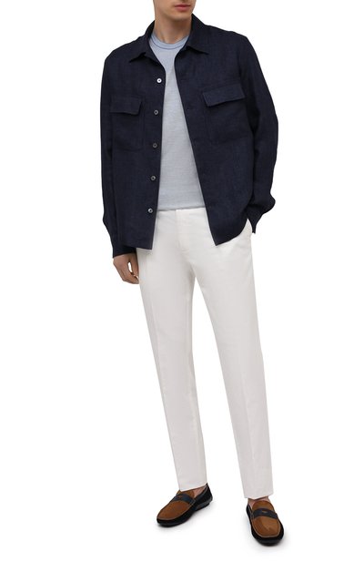 Замшевые мокасины MORESCHI, арт. 43705/SH/BAVIERA/B0RG0GNA/F.ESTATE, фото 2