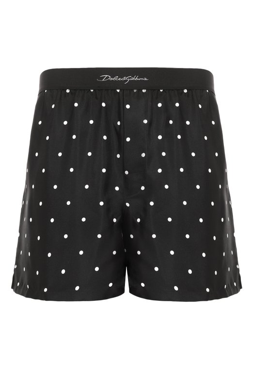 Шелковые боксеры Dolce & Gabbana M4F08T/IS1X0/2-6 Чёрный M4F08T/IS1X0/2-6