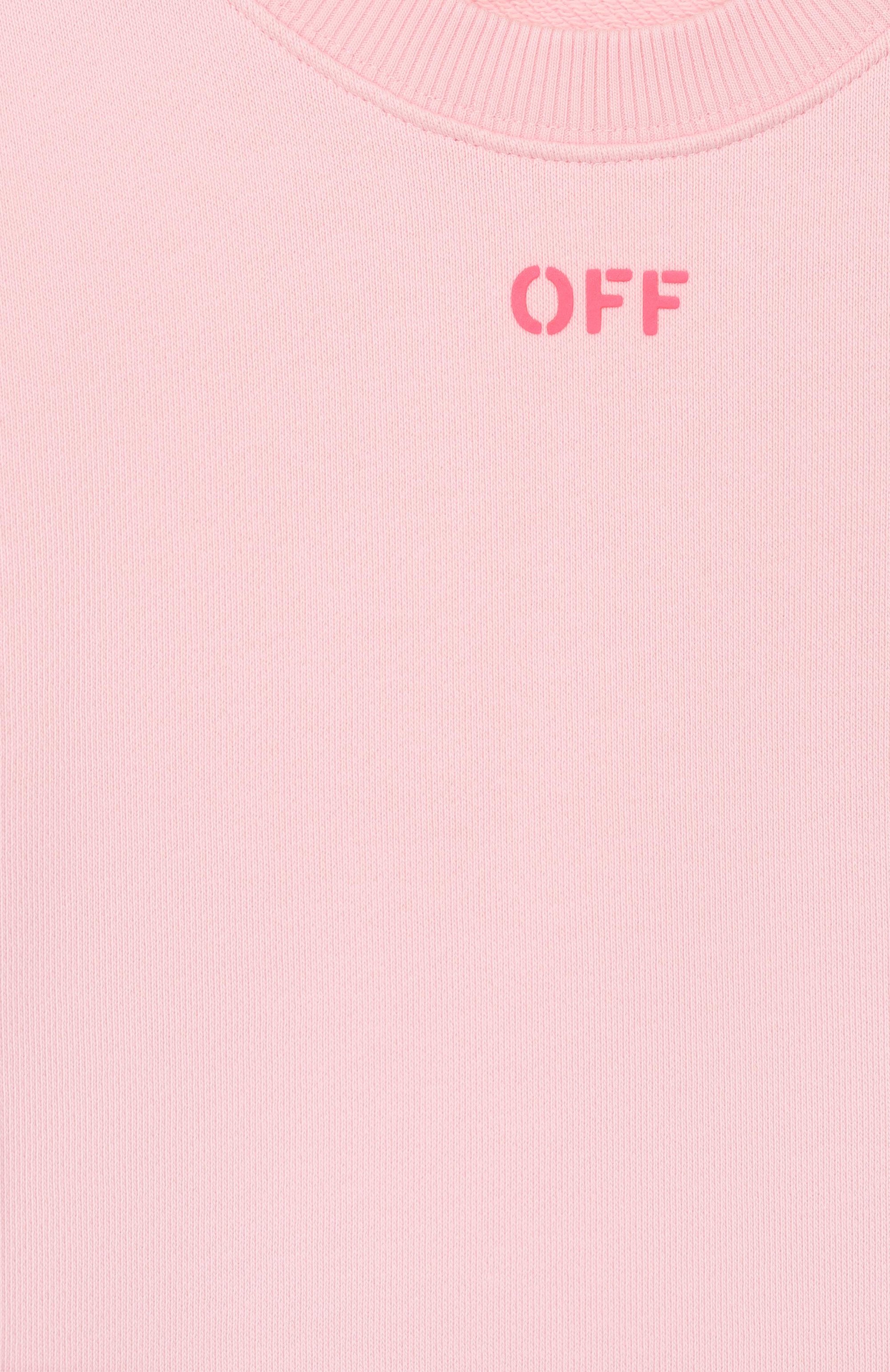 Хлопковый свитшот OFF-WHITE, арт. 0GBA001S26FLE005_001, фото 3