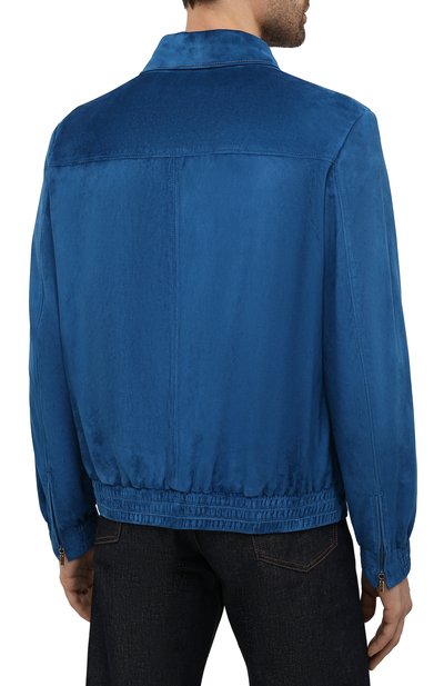 Замшевый бомбер ZILLI, арт. MAV-J0CKE-01003/2002, фото 4