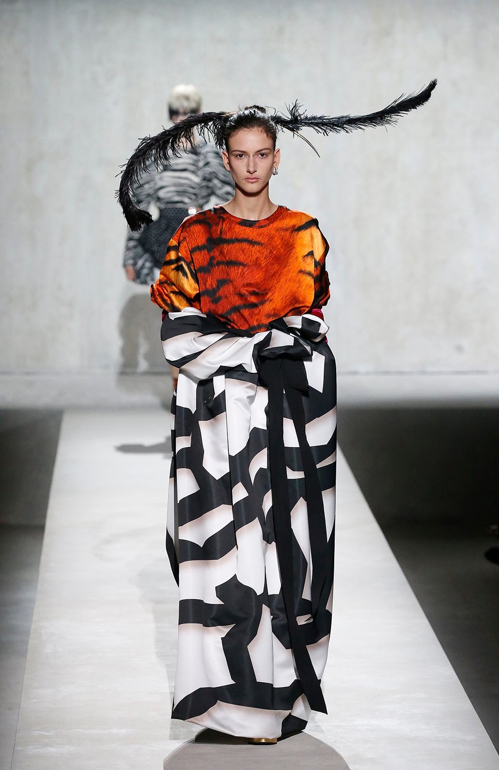 Свитшот из смеси вискозы и хлопка DRIES VAN NOTEN, арт. 201-10720-9325, фото 6