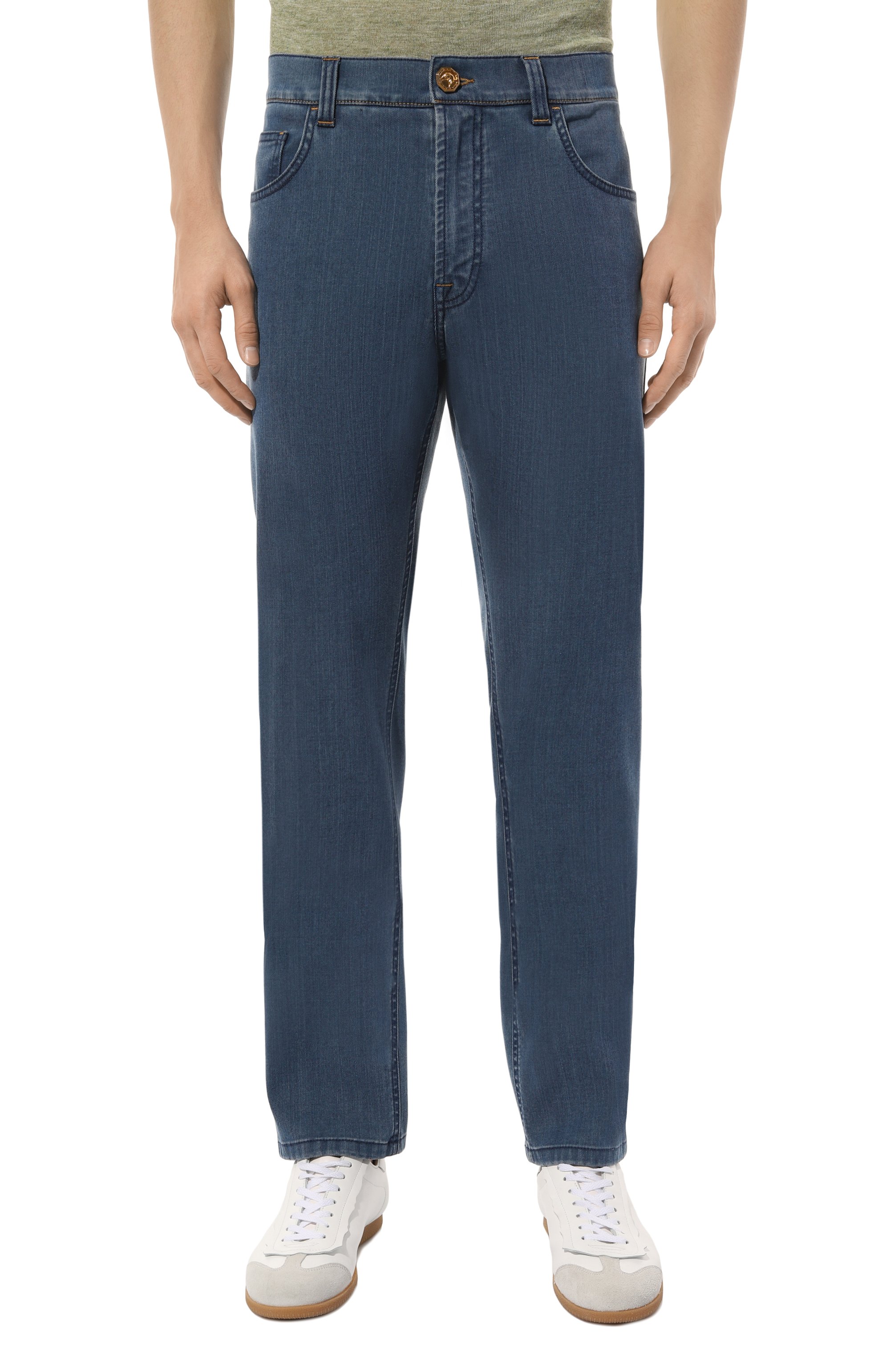 Джинсы STEFANO RICCI синего цвета по цене 108000 руб., арт. MFT41B2050/T201BL, фото 3 Джинсы STEFANO RICCI, арт. MFT41B2050/T201BL, фото 3