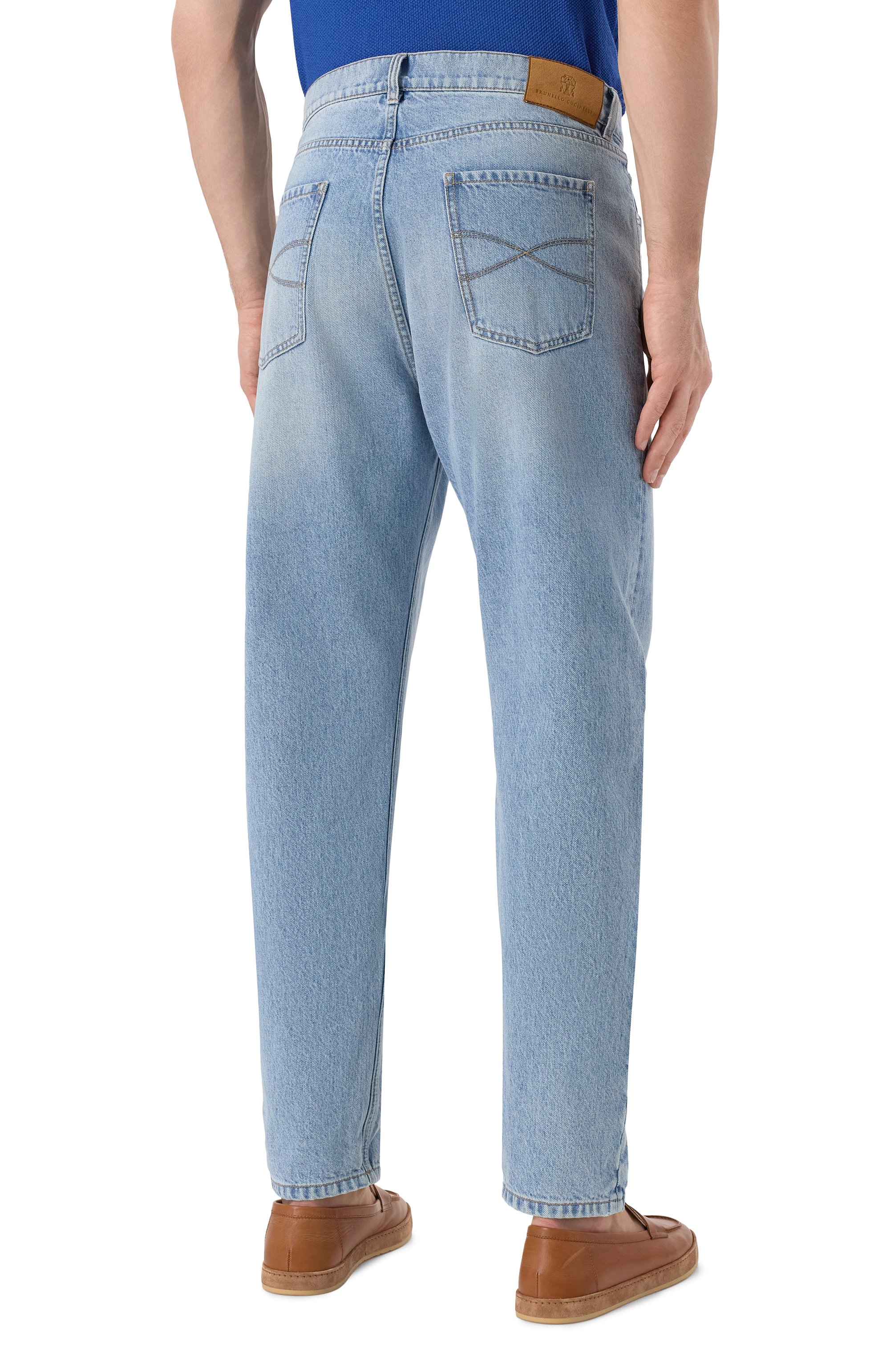 Джинсы iconic fit BRUNELLO CUCINELLI, арт. M241P01090, фото 4